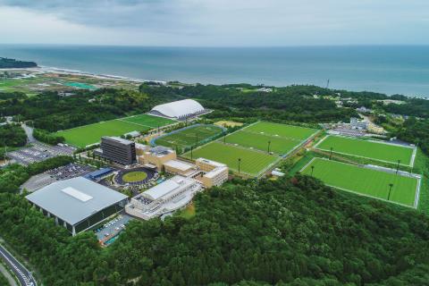 Jヴィレッジ全景(空撮)