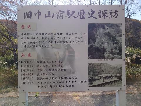 旧中山宿駅スイッチバック跡